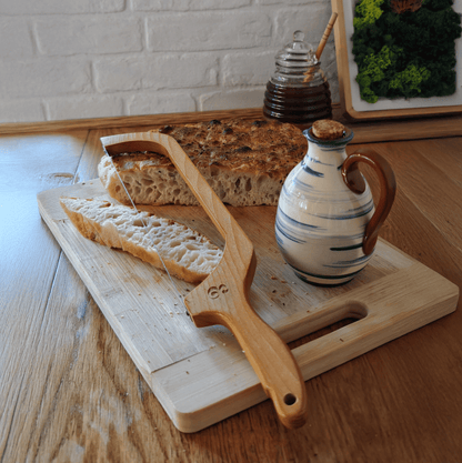 Cuțit zimțat pentru pâine – lamă arcuită din inox, tăiere precisă - Platera Romania