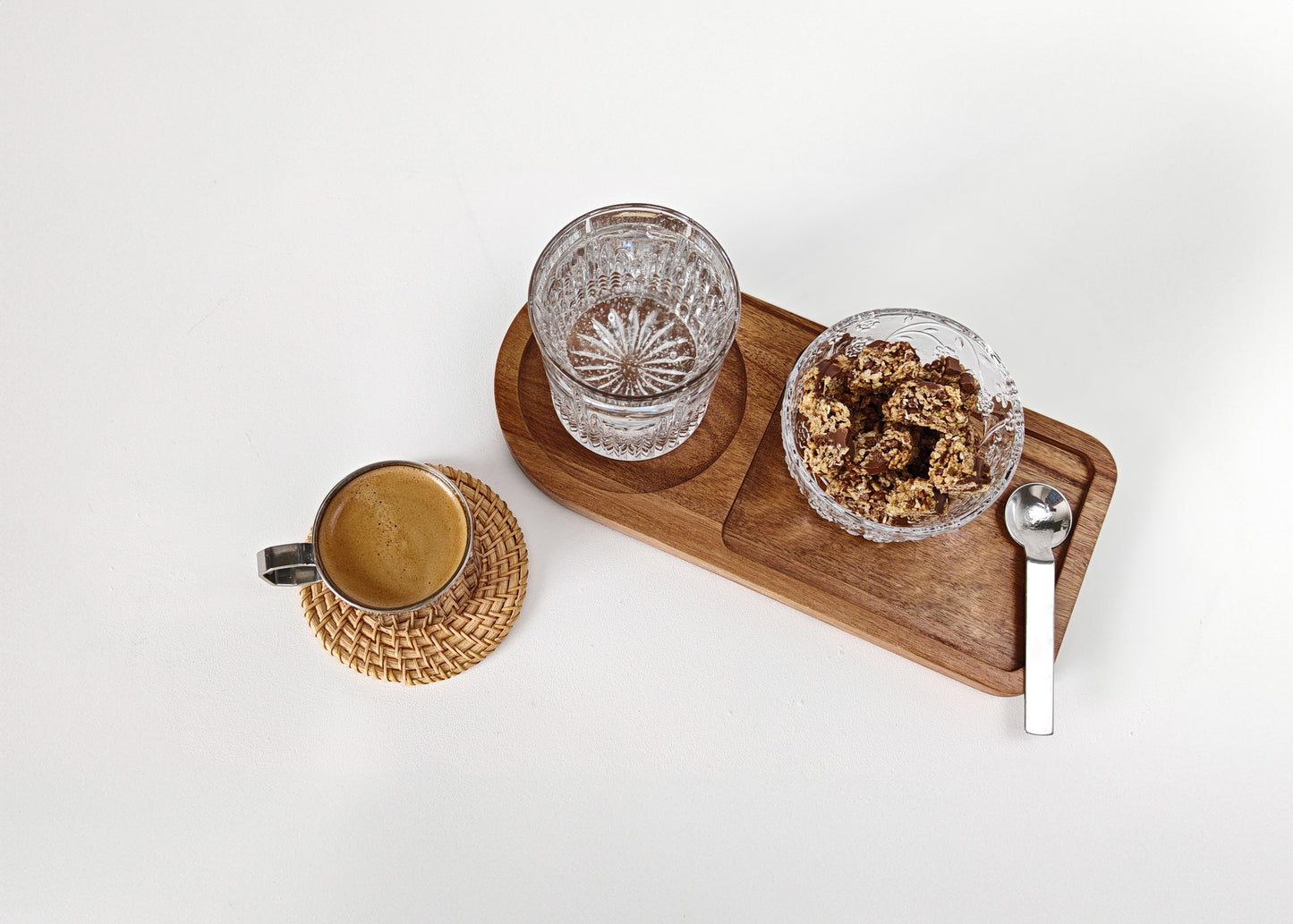 Aristocoffee- Elegant Wooden Tray