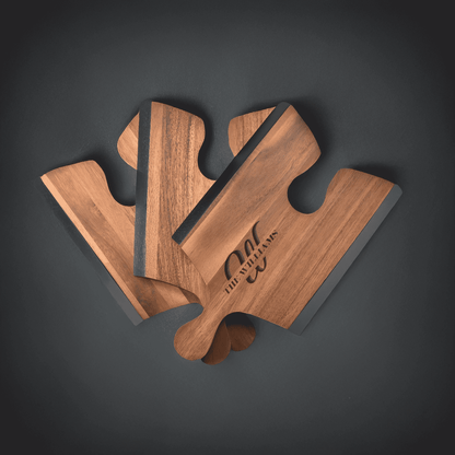 assembled charcuterie puzzle board used for party hosting